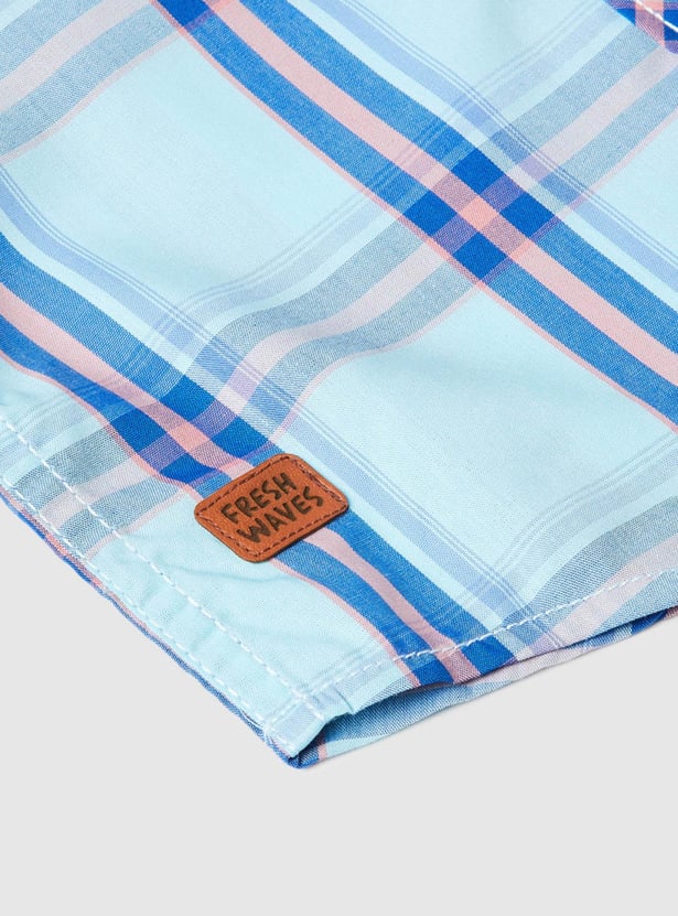 Boys Checked Full Sleeve Shirt