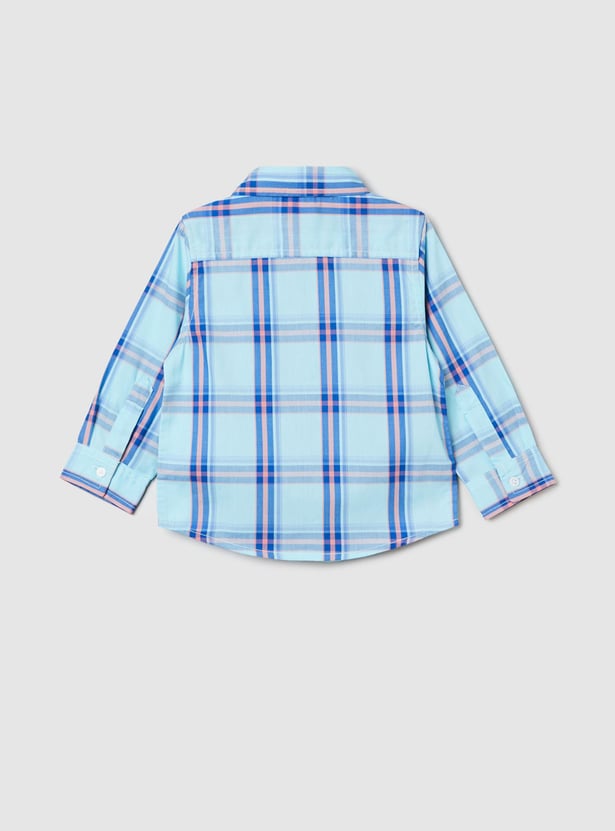 Boys Checked Full Sleeve Shirt