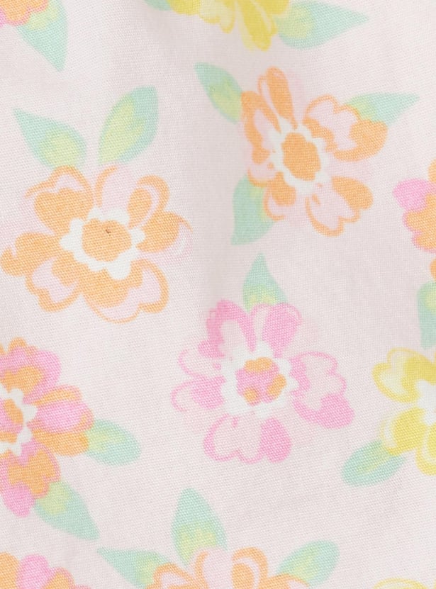 Girls Printed Cotton Shorts