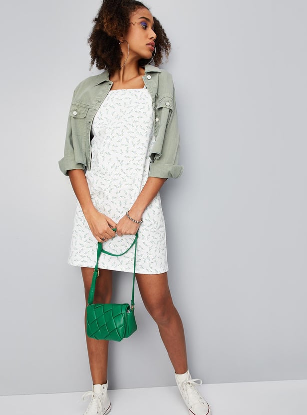 Women Printed Strappy Casual Dress