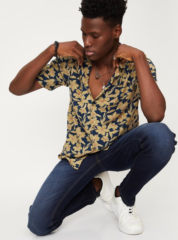 Men Printed Regular Fit Resort Shirt
