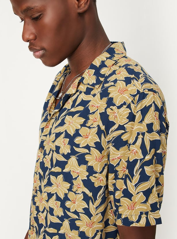 Men Printed Regular Fit Resort Shirt
