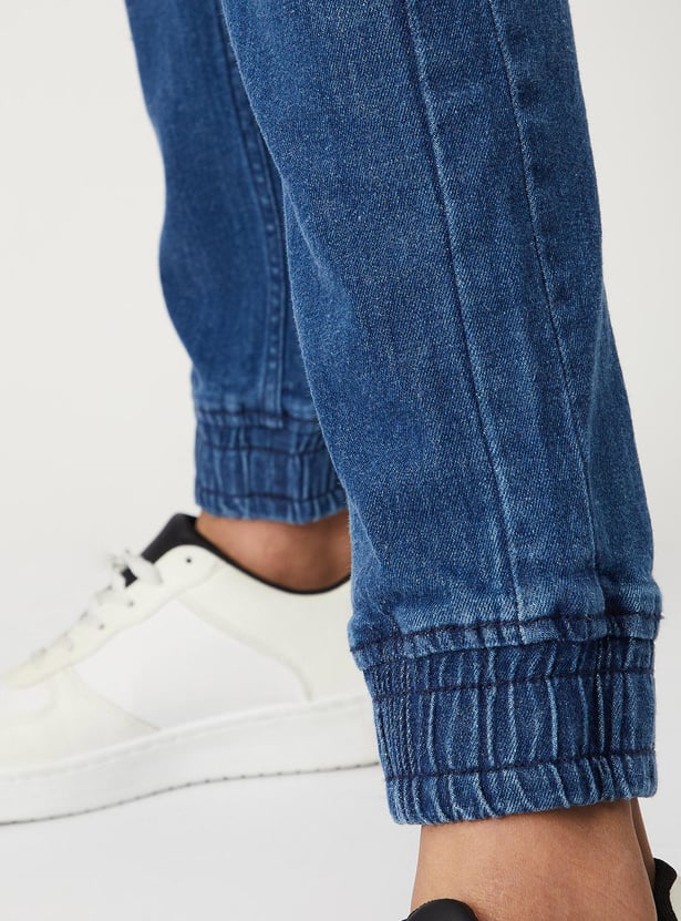 Boy Slim-Fit Denim Joggers