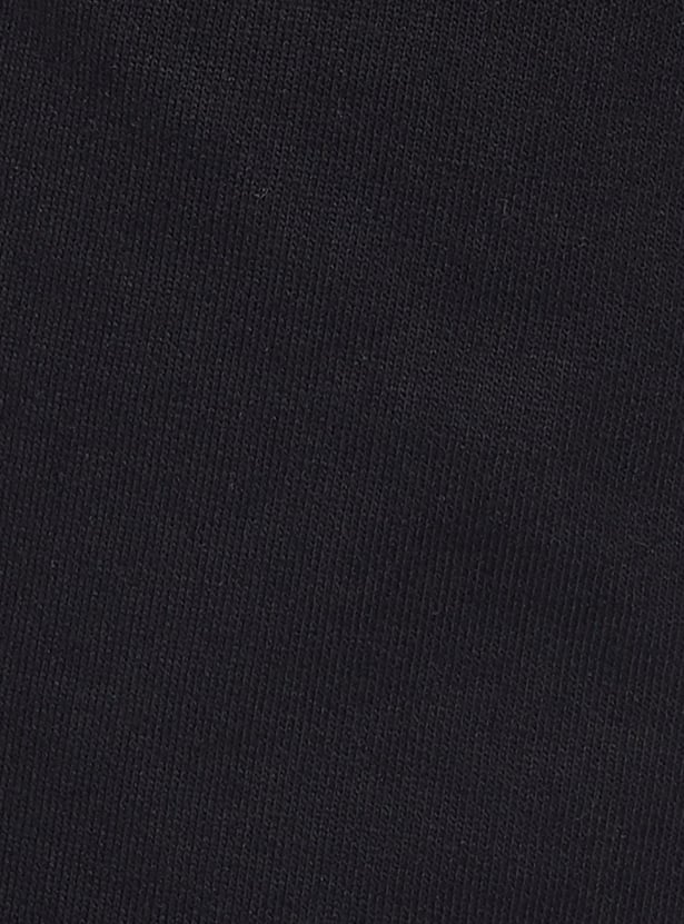 Boys Solid Knit Sports Shorts