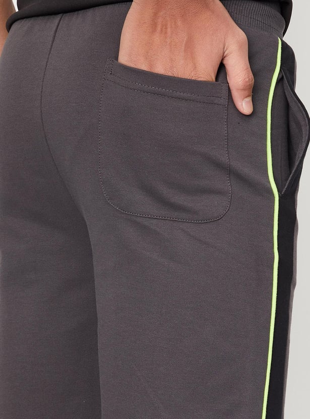 Boys Side Panelled Knit Shorts