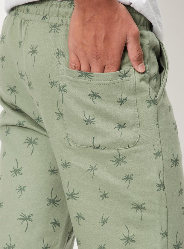 Boys Printed Knit Shorts