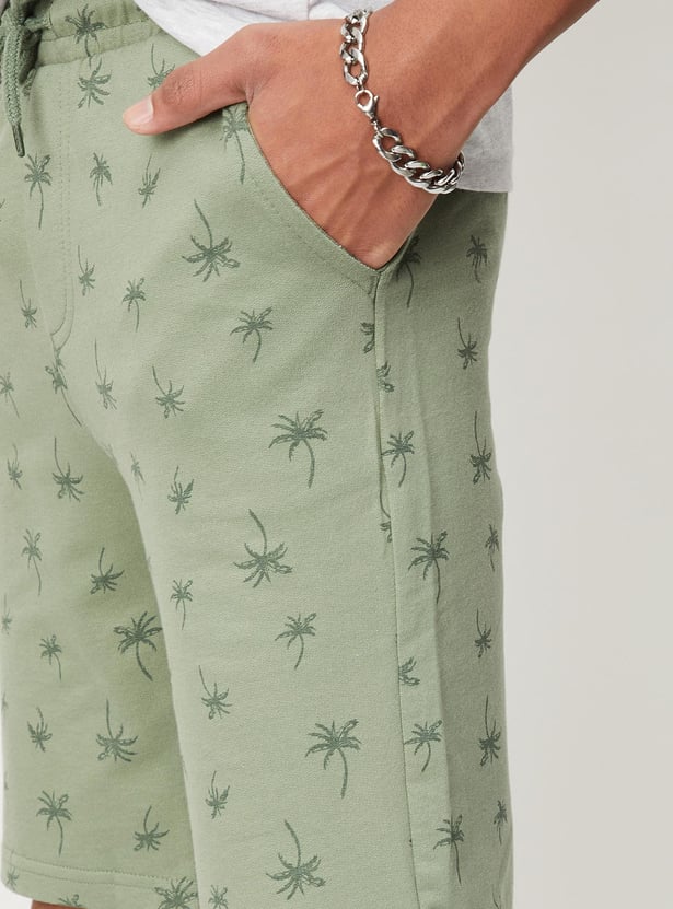 Boys Printed Knit Shorts