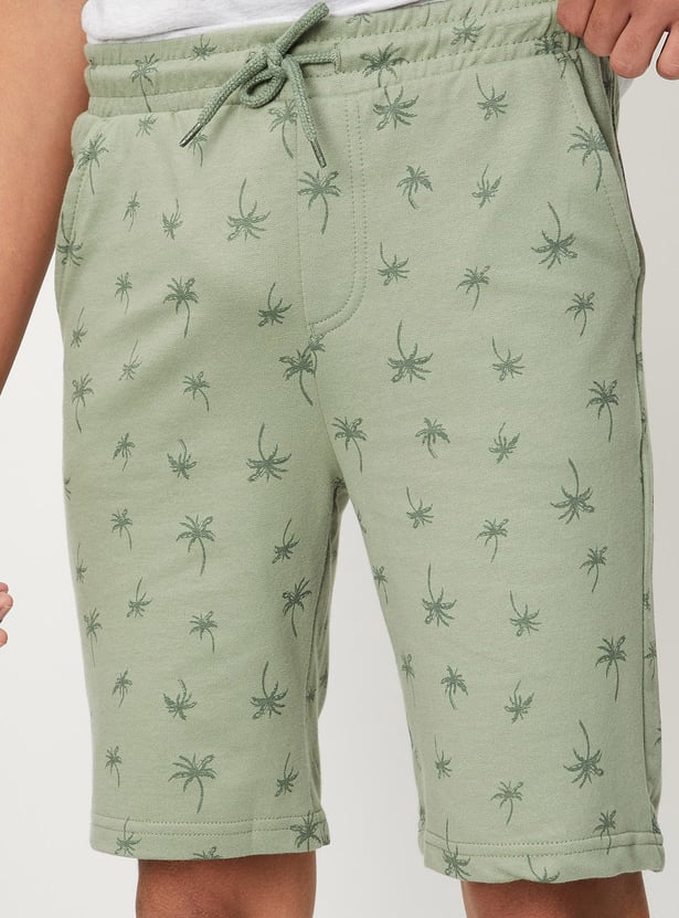 Boys Printed Knit Shorts