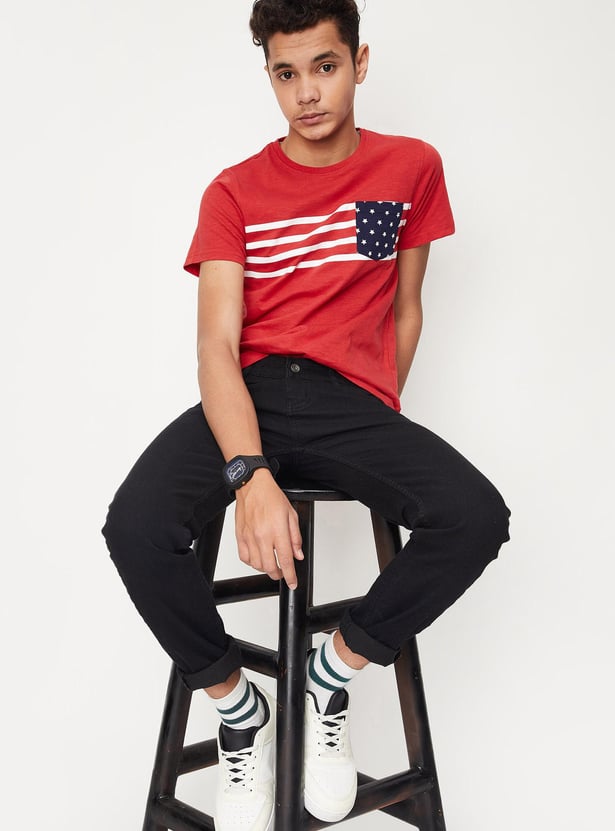 Boys Pocket Graphic T-shirt