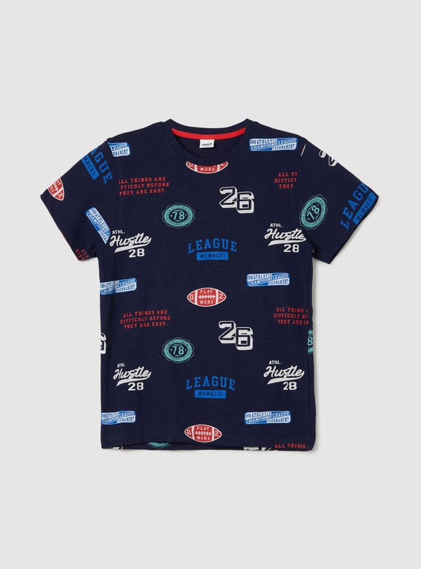 Boys Knit Graphic T-shirt