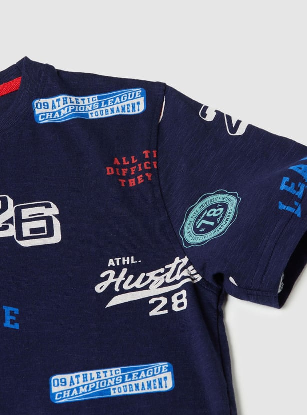 Boys Knit Graphic T-shirt