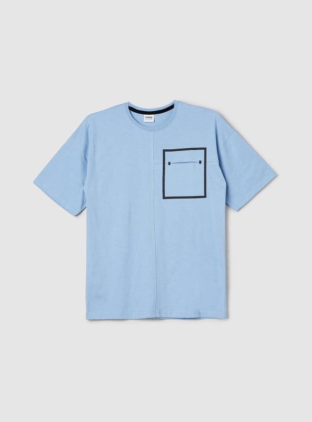 Boys Printed Pocket T-shirt