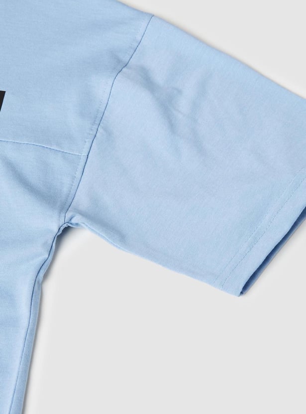 Boys Printed Pocket T-shirt