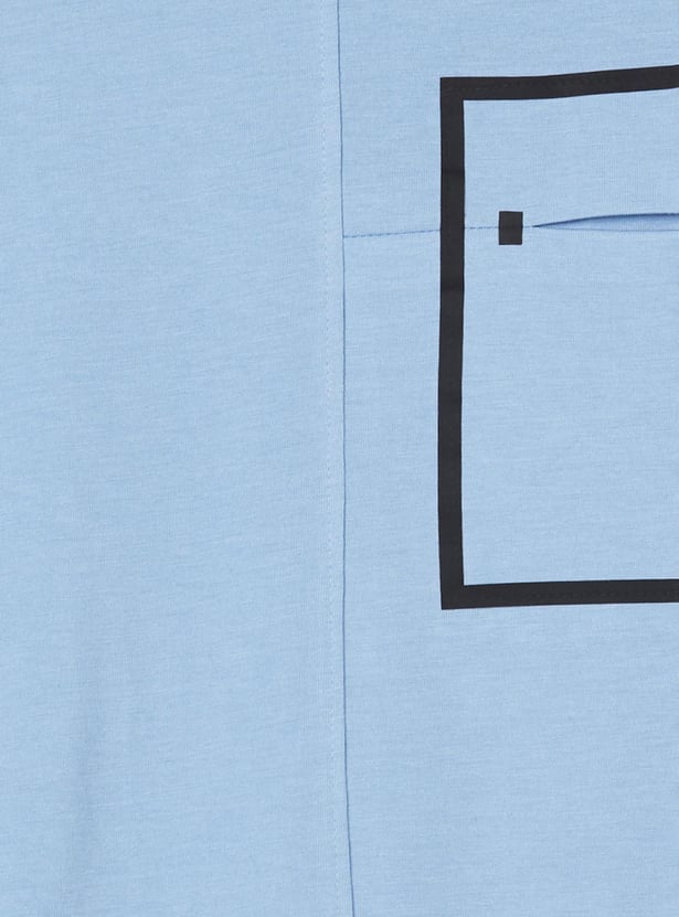 Boys Printed Pocket T-shirt