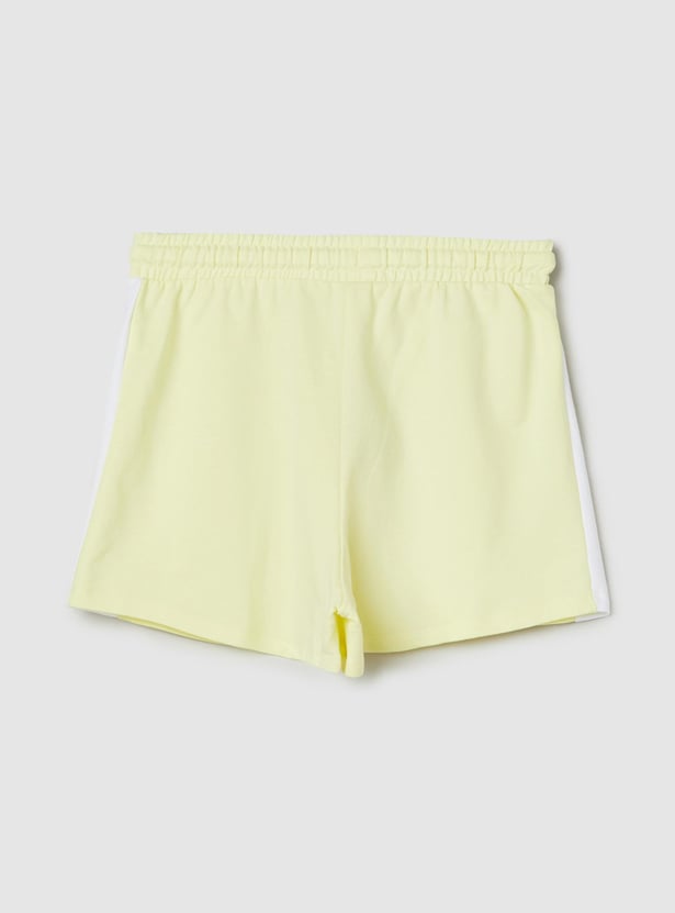 Girls Colourblock Casual Shorts