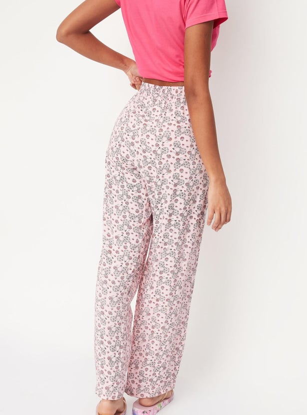 Women Printed Drawstring Pyjamas