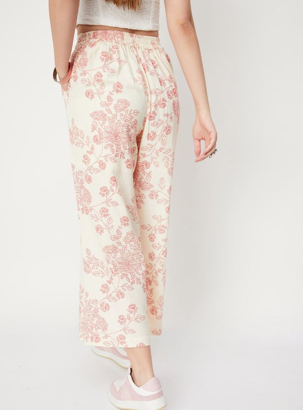 Women Floral Printed Palazzos