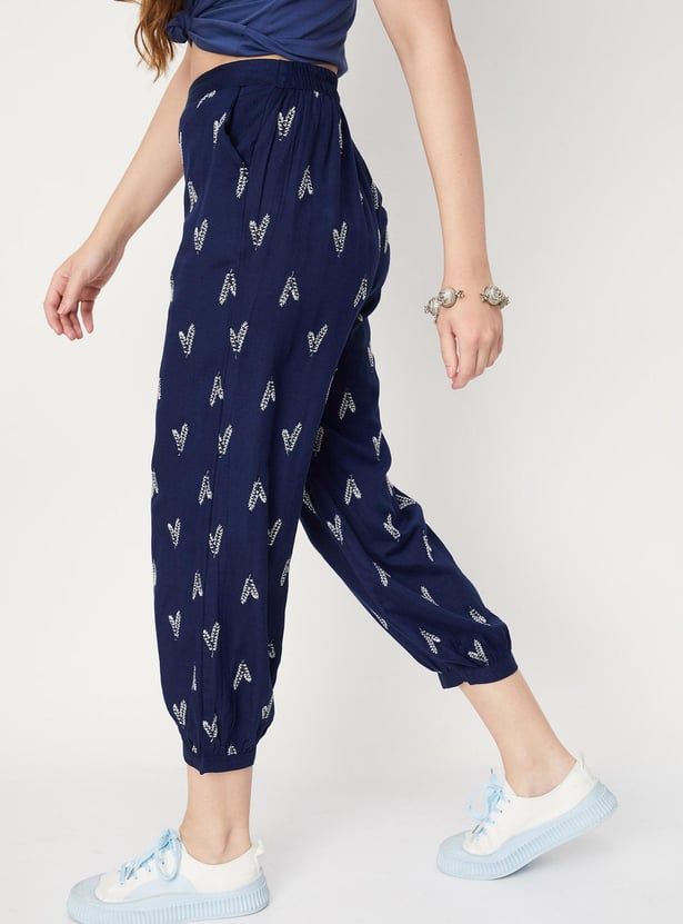 Women Embroidered Ethnic Joggers