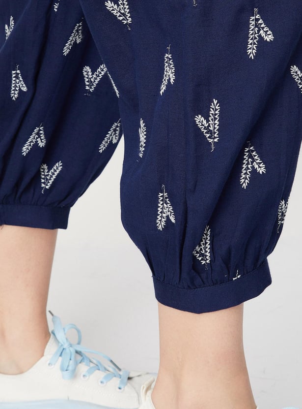 Women Embroidered Ethnic Joggers