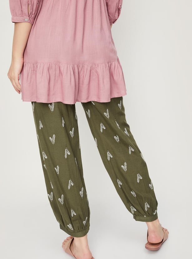 Women Embroidered Ethnic Pants