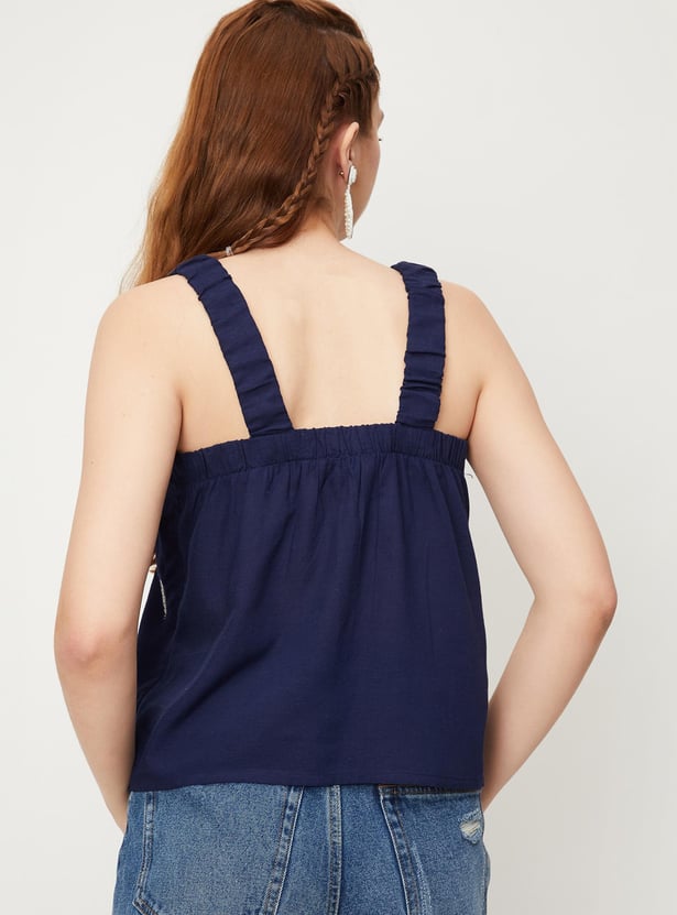 Women Embroidered Cami Top