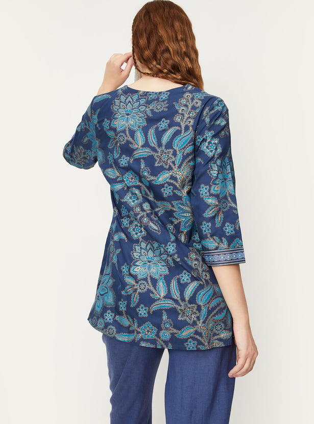 Women Floral Printed Tunic