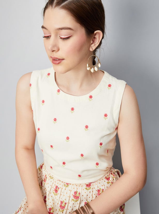 Women Embroidered Top