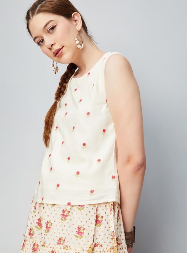 Women Embroidered Top