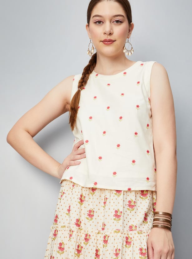 Women Embroidered Top