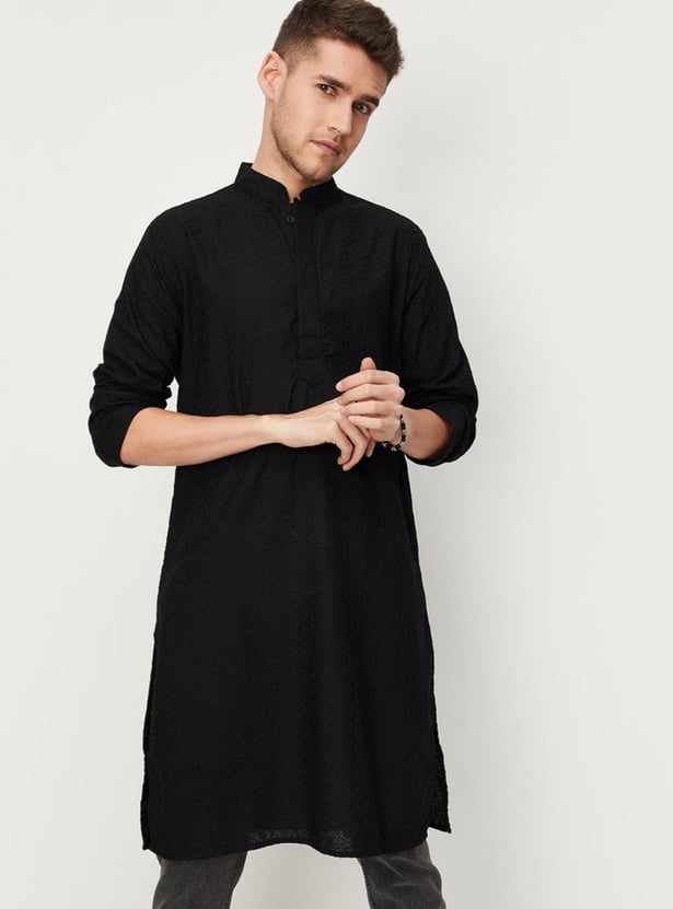Men Embroidered Long Kurta