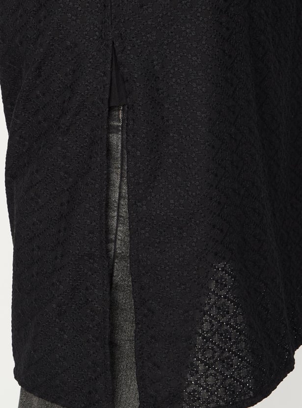 Men Embroidered Long Kurta