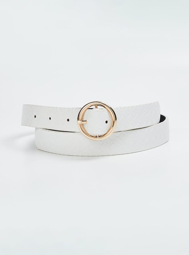 Women Textured Belt