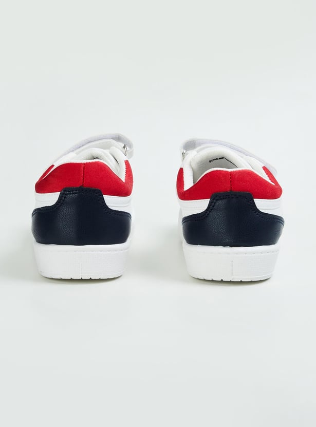 Boys Colourblock Velcro Strap Shoes