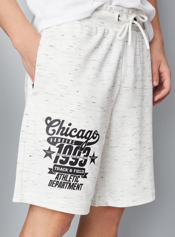 Men Printed Athleisure Shorts