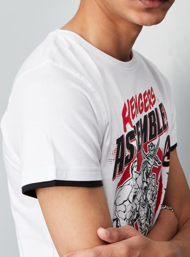 Boys Avengers Printed T-shirt