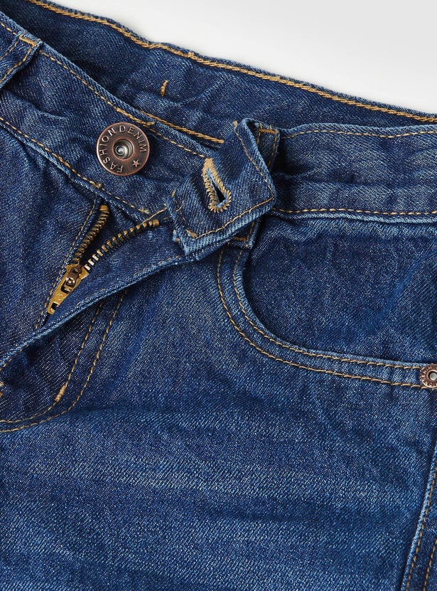 Boys Washed Relaxed Fit Jeans