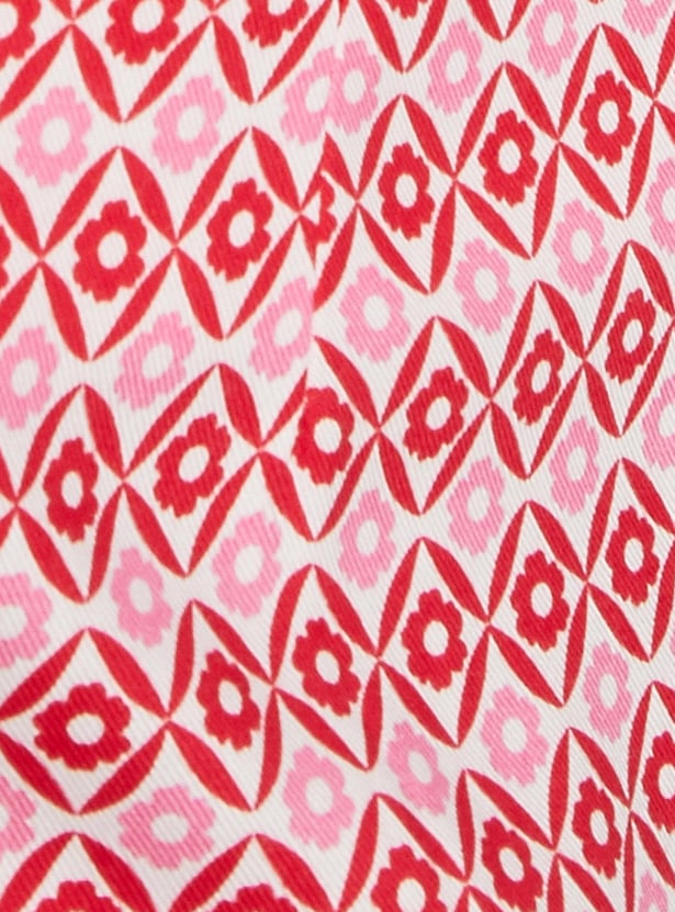 Women Printed Strappy Playsuit Set