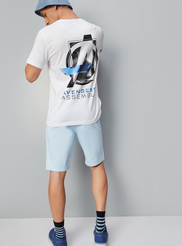 Men Avengers Printed Slim Fit T-shirt