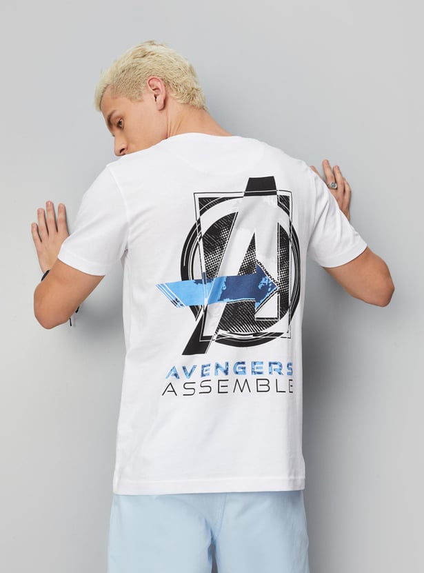 Men Avengers Printed Slim Fit T-shirt