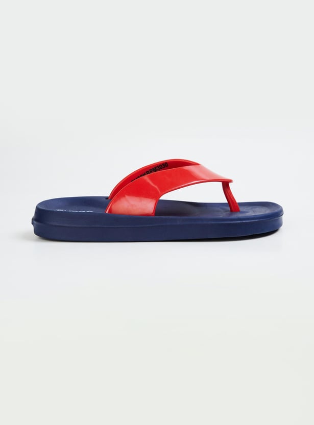 Boys V-Strap Moulded Flip Flops