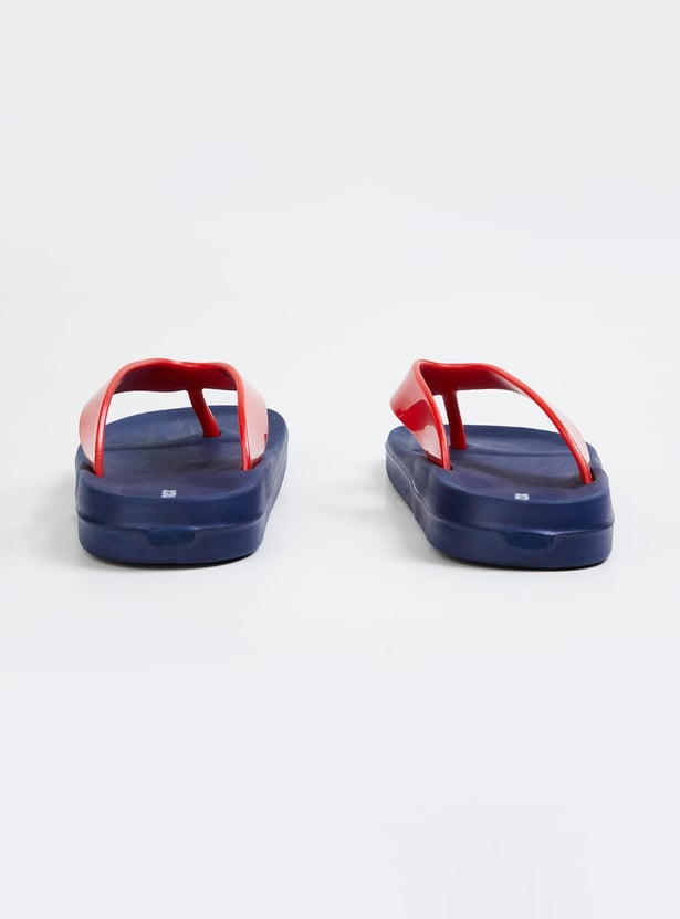 Boys V-Strap Moulded Flip Flops