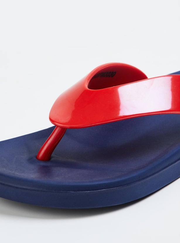 Boys V-Strap Moulded Flip Flops