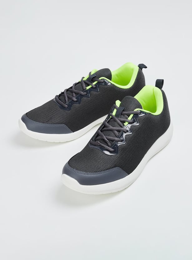 Buy Men Mesh Lace-Up Sports Shoes Online at just