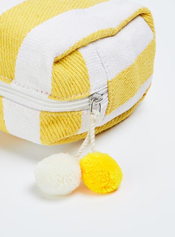 Women Striped Cotton Pouch