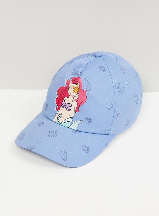 Girls Mermaid Printed Baseball Cap