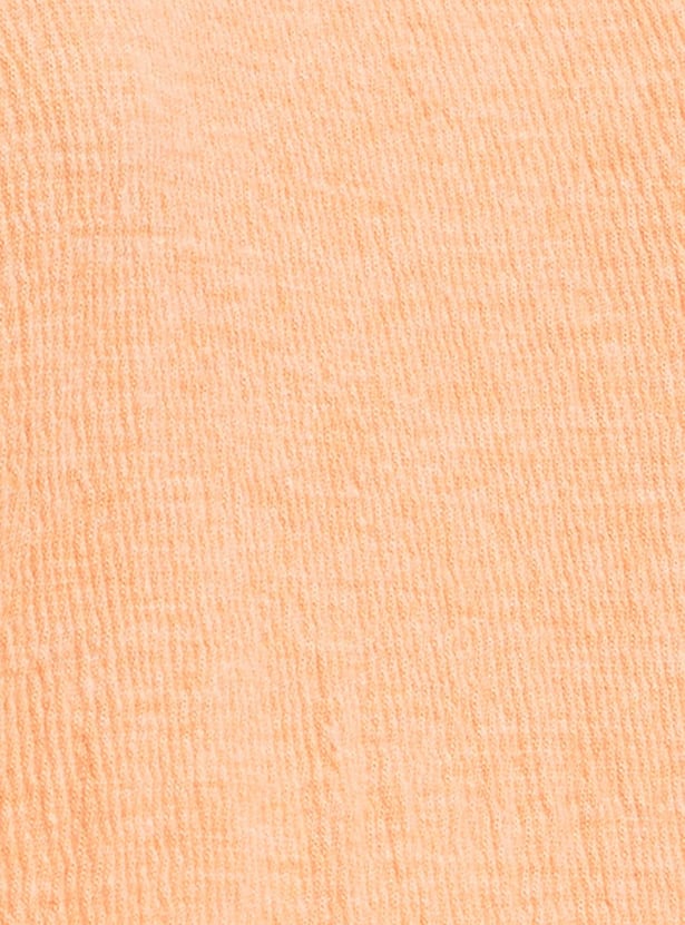 Women Textured Flutter Sleeve Top