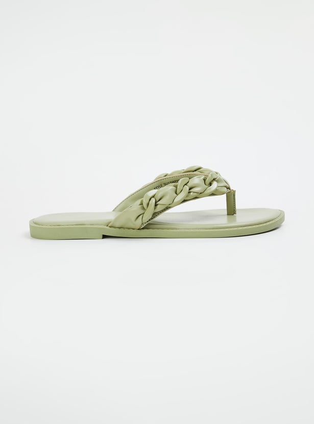 Women Chain-Detailed Flats