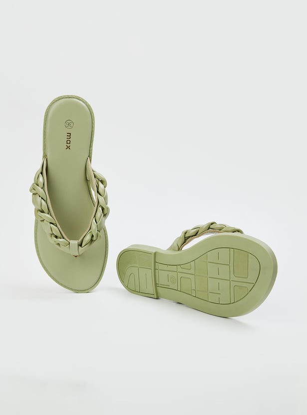 Women Chain-Detailed Flats