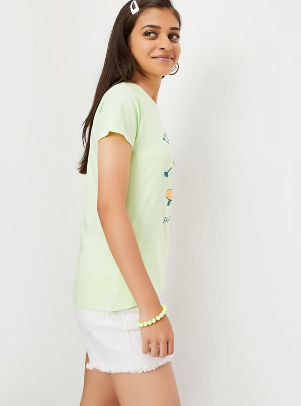 Girls Graphic Printed T-shirt
