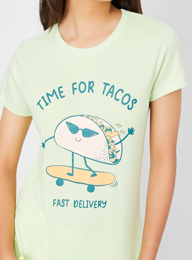 Girls Graphic Printed T-shirt